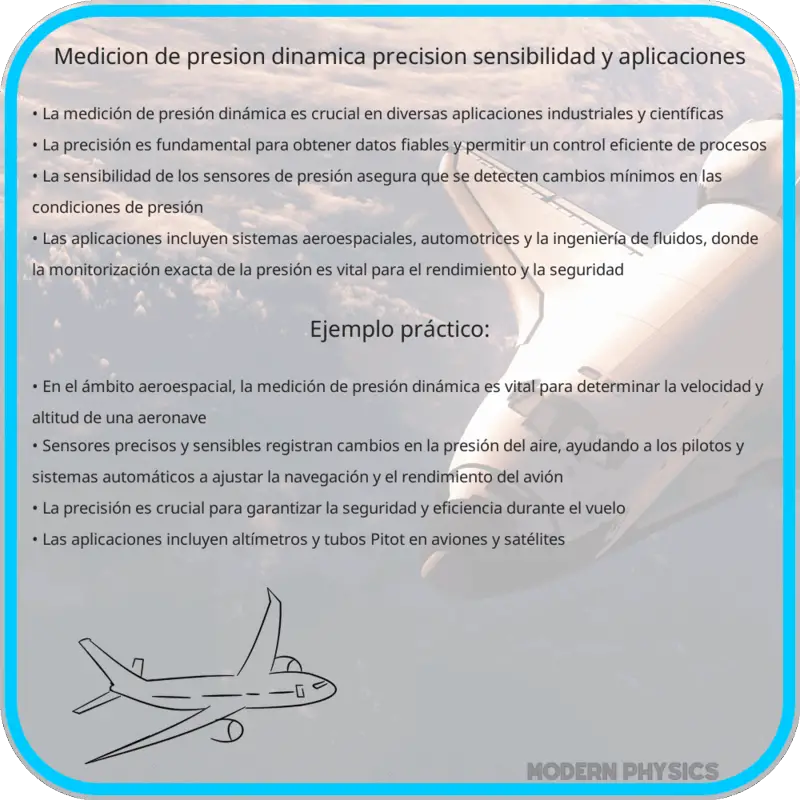 Medición de Presión Dinámica: Precisión, Sensibilidad y Aplicaciones