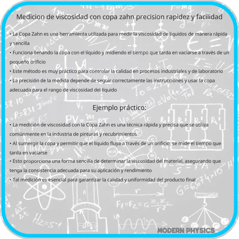 Medición de Viscosidad con Copa Zahn | Precisión, Rapidez y Facilidad