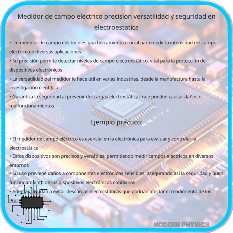 Medidor de Campo Eléctrico | Precisión, Versatilidad y Seguridad en Electroestática