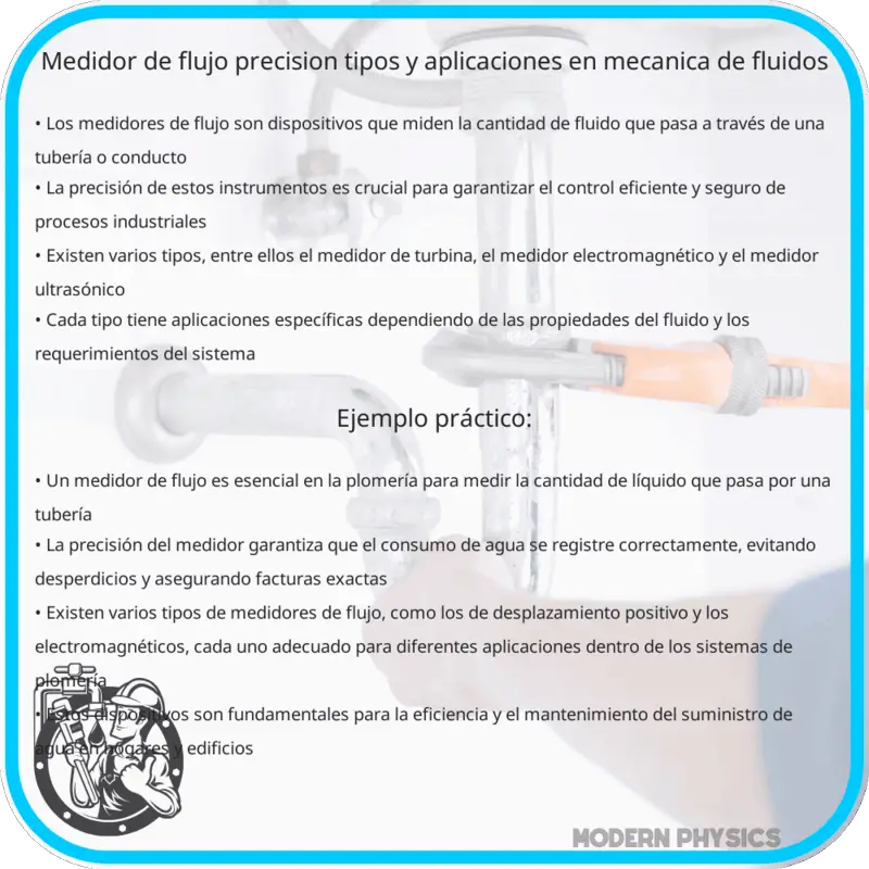 Medidor de Flujo | Precisión, Tipos y Aplicaciones en Mecánica de Fluidos