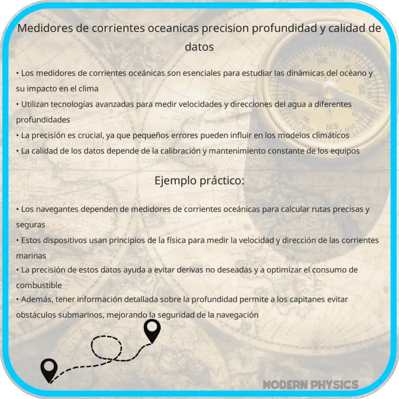 Medidores de Corrientes Oceánicas | Precisión, Profundidad y Calidad de Datos