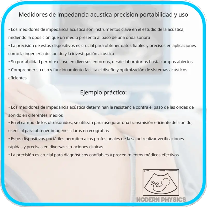 Medidores de Impedancia Acústica | Precisión, Portabilidad y Uso