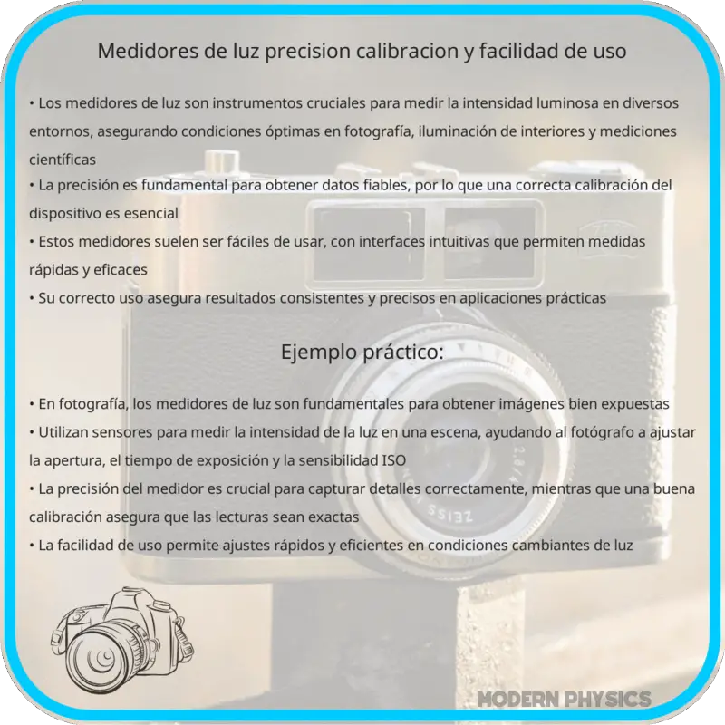Medidores de Luz | Precisión, Calibración y Facilidad de Uso
