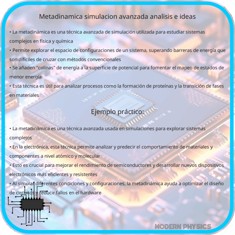 Metadinámica: Simulación Avanzada, Análisis e Ideas