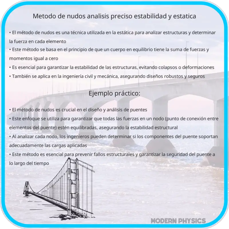 Método de Nudos: Análisis Preciso, Estabilidad y Estática