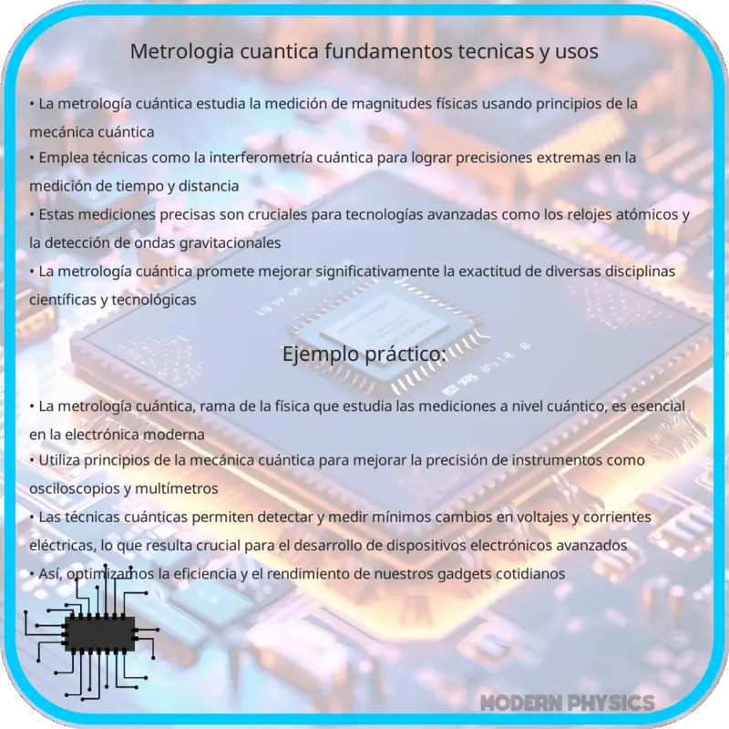 Metrología Cuántica | Fundamentos, Técnicas y Usos