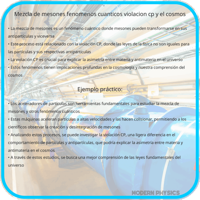 Mezcla de Mesones | Fenómenos Cuánticos, Violación CP y el Cosmos