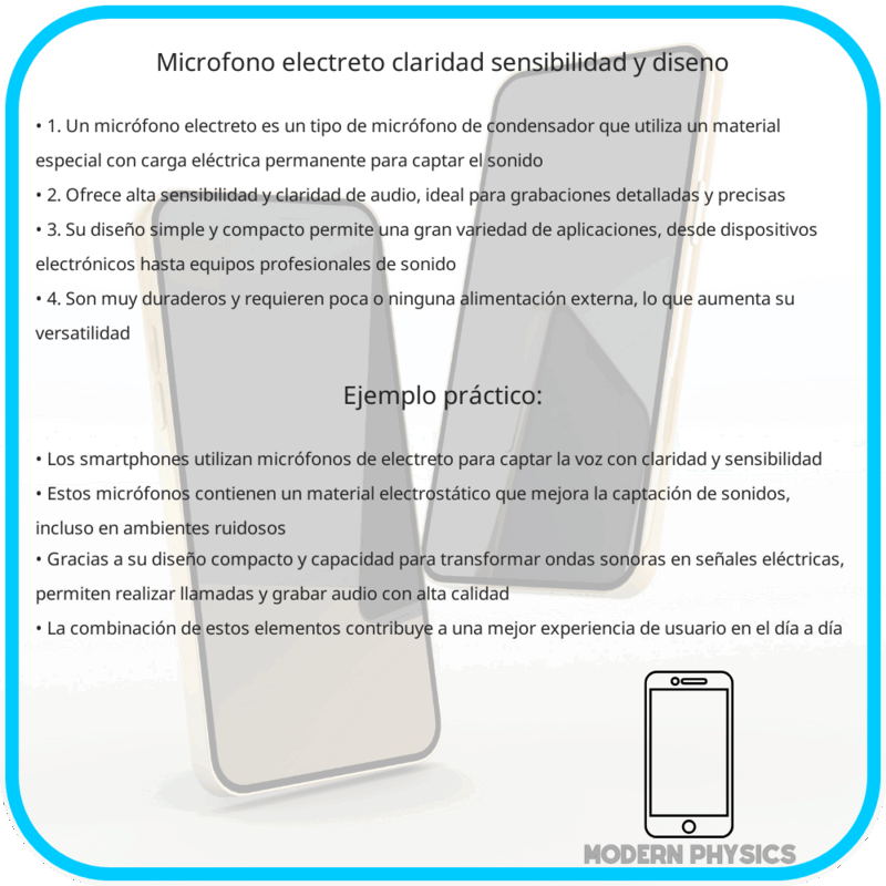 Micrófono Electreto | Claridad, Sensibilidad y Diseño