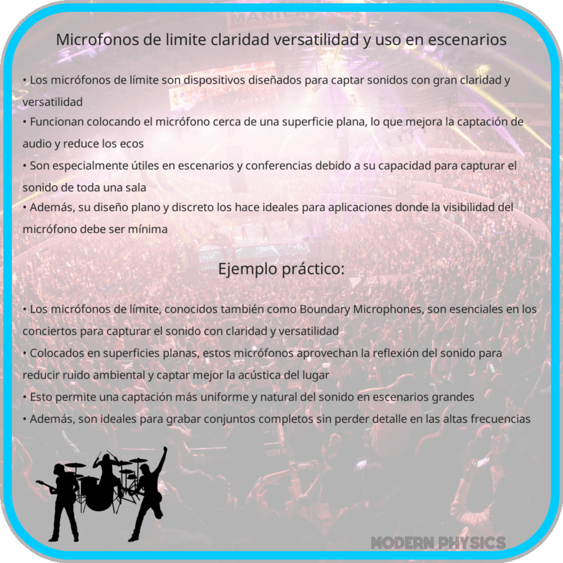 Micrófonos de Límite: Claridad, Versatilidad y Uso en Escenarios