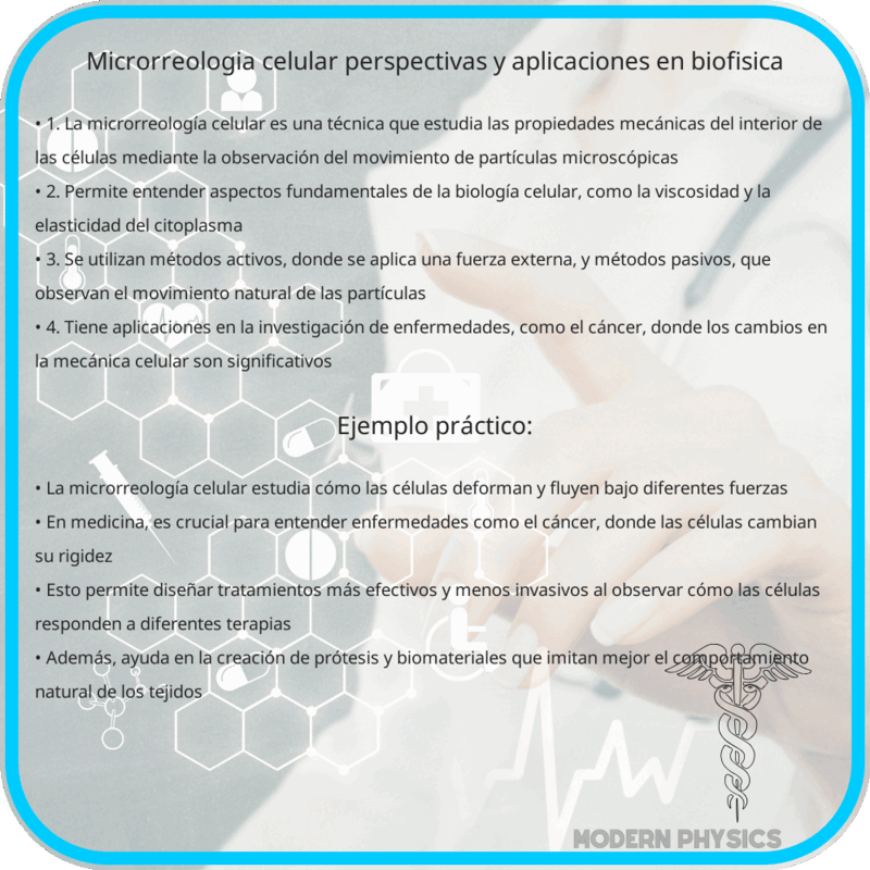 Microrreología Celular | Perspectivas y Aplicaciones en Biofísica