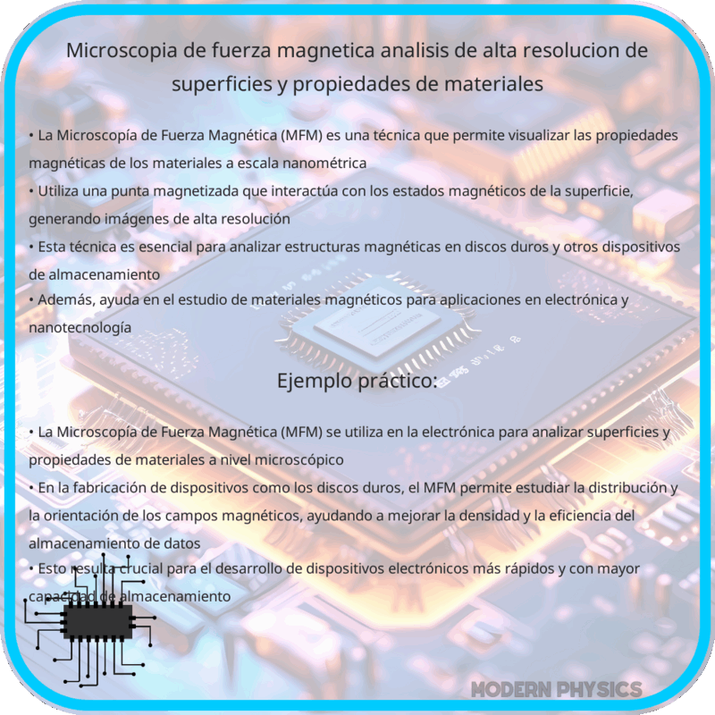 Microscopía de Fuerza Magnética | Análisis de Alta Resolución de Superficies y Propiedades de Materiales