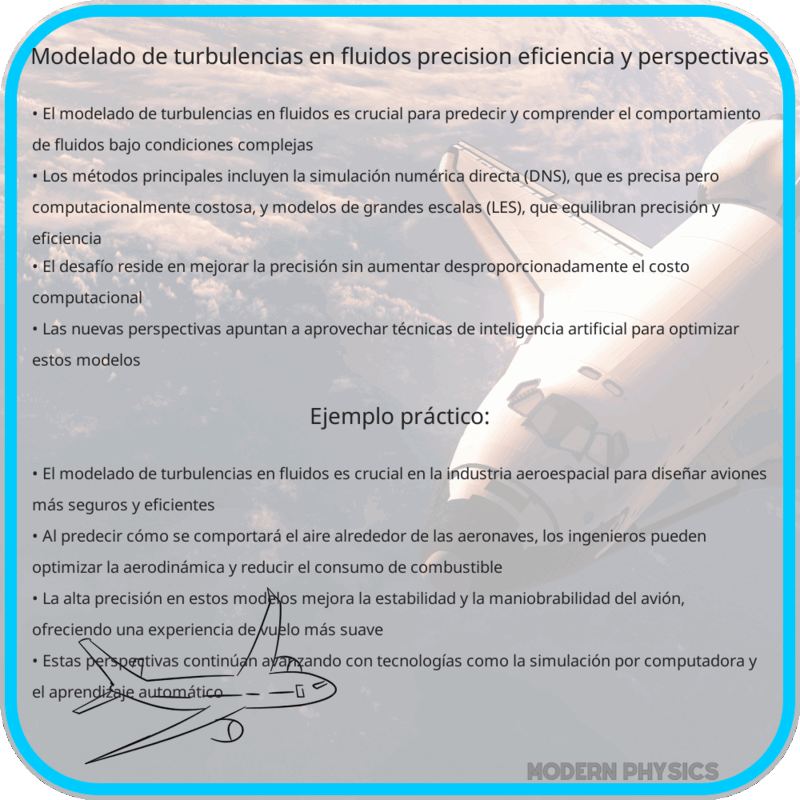 Modelado de Turbulencias en Fluidos | Precisión, Eficiencia y Perspectivas
