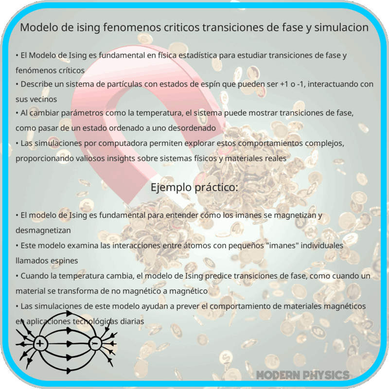 Modelo de Ising | Fenómenos Críticos, Transiciones de Fase y Simulación