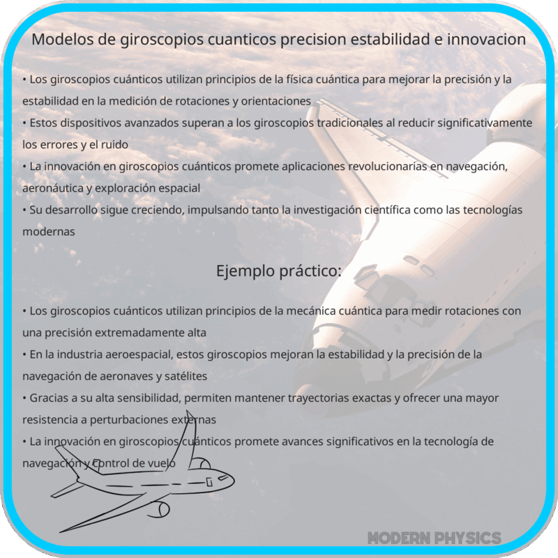 Modelos de Giroscopios Cuánticos | Precisión, Estabilidad e Innovación