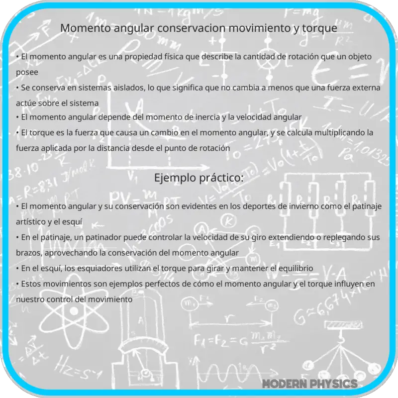 Momento Angular | Conservación, Movimiento y Torque