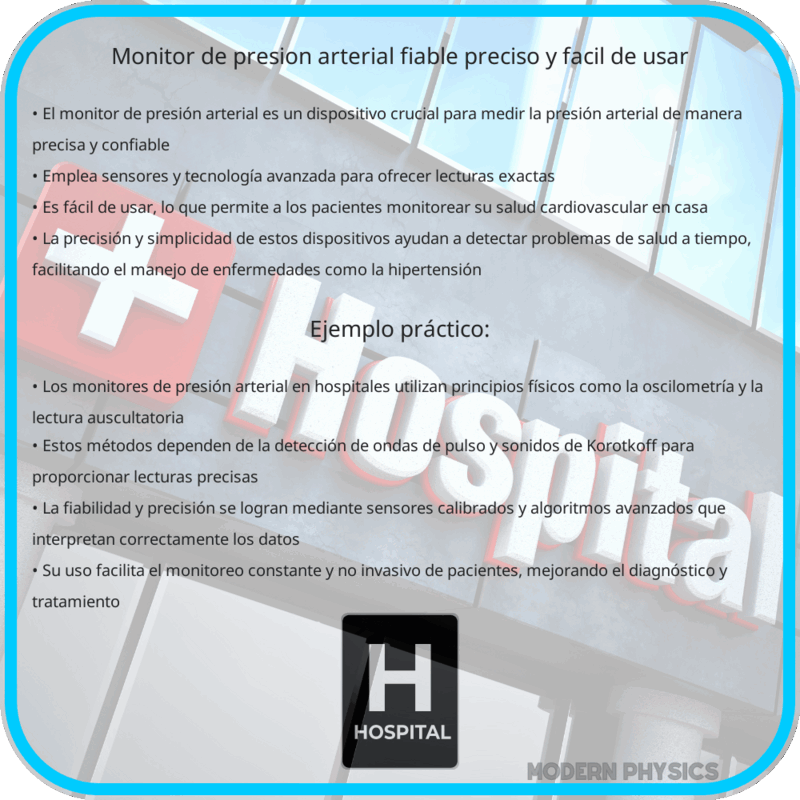 Monitor de presión arterial | Fiable, preciso y fácil de usar