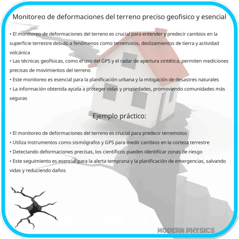Monitoreo de Deformaciones del Terreno | Preciso, Geofísico y Esencial