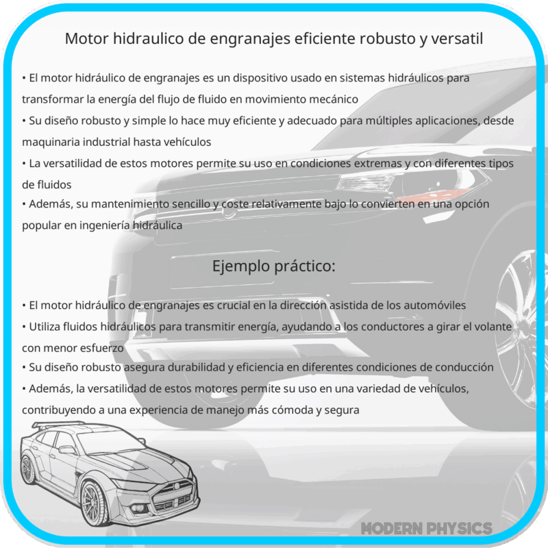 Motor Hidráulico de Engranajes | Eficiente, Robusto y Versátil