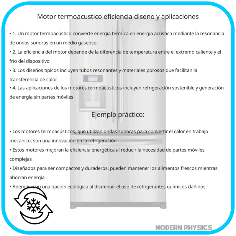 Motor Termoacústico | Eficiencia, Diseño y Aplicaciones