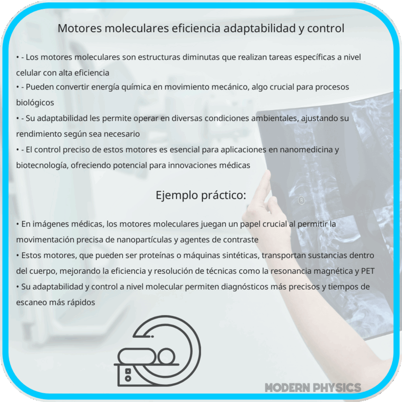 Motores Moleculares: Eficiencia, Adaptabilidad y Control
