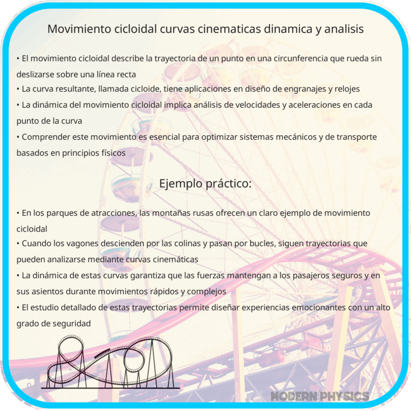 Movimiento Cicloidal | Curvas Cinemáticas, Dinámica y Análisis