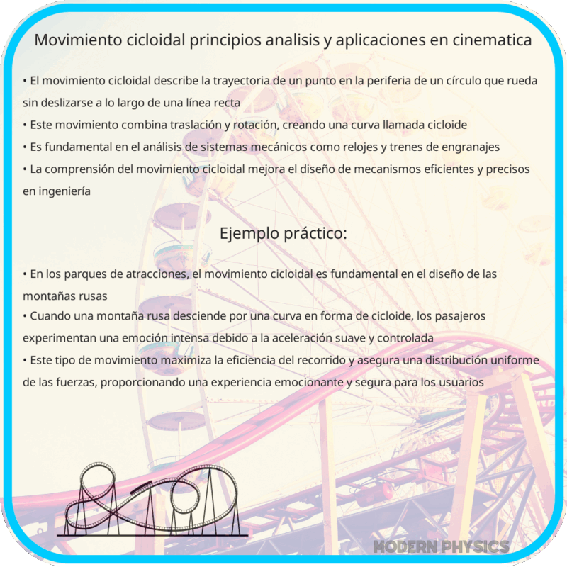 Movimiento Cicloidal | Principios, Análisis y Aplicaciones en Cinemática