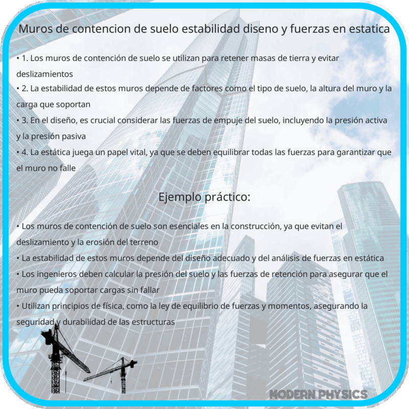 Muros de Contención de Suelo | Estabilidad, Diseño y Fuerzas en Estática