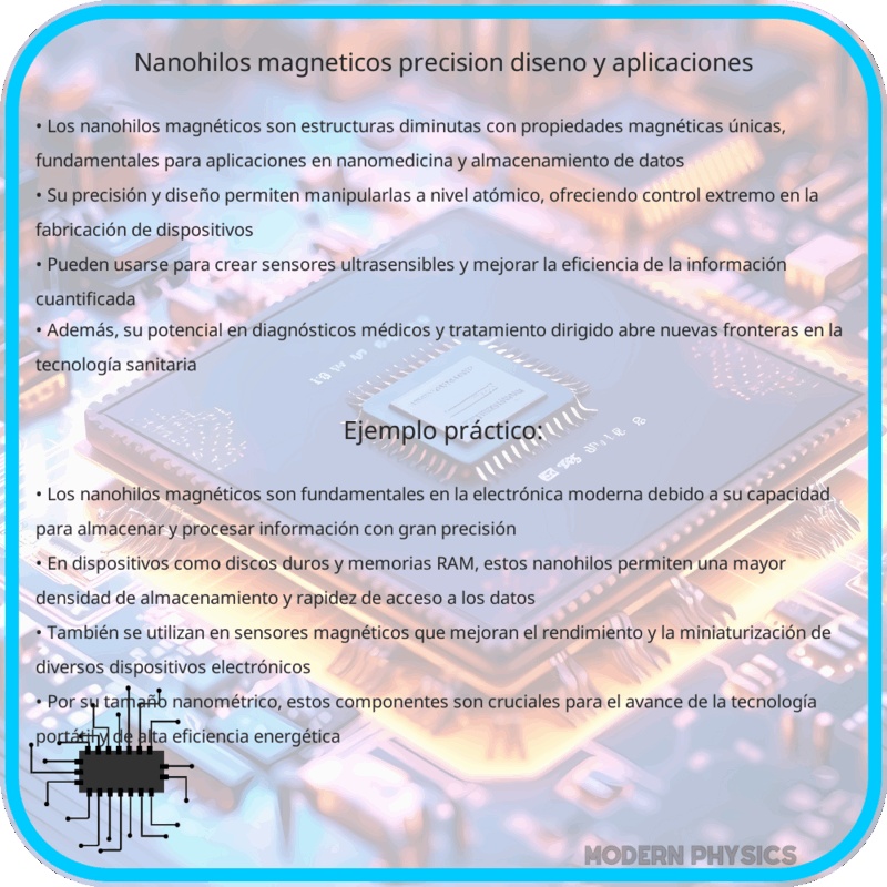 Nanohilos Magnéticos: Precisión, Diseño y Aplicaciones