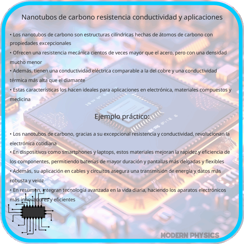 Nanotubos de Carbono: Resistencia, Conductividad y Aplicaciones
