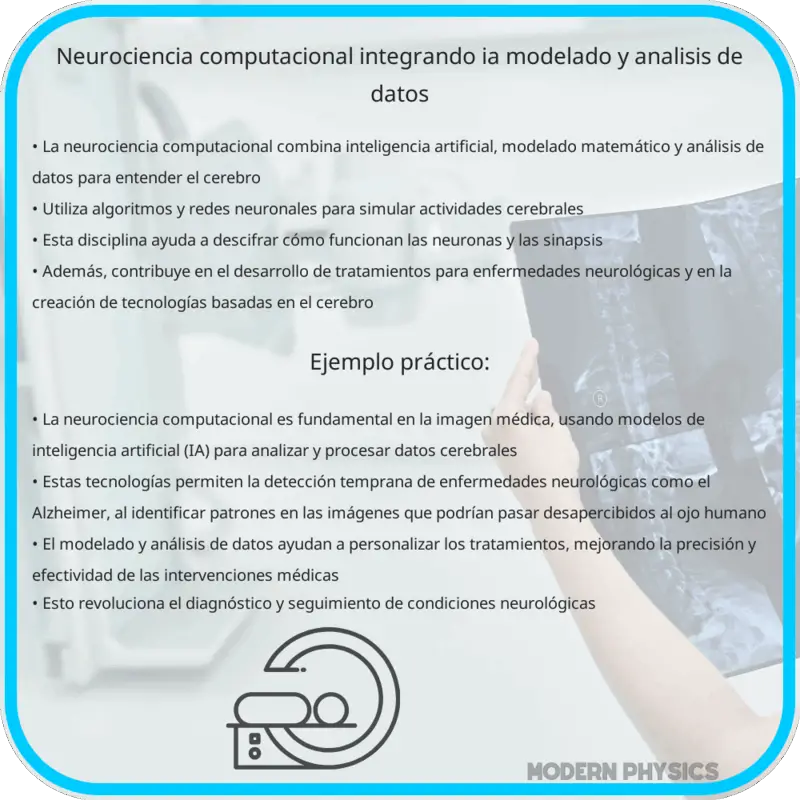 Neurociencia Computacional | Integrando IA, Modelado y Análisis de Datos
