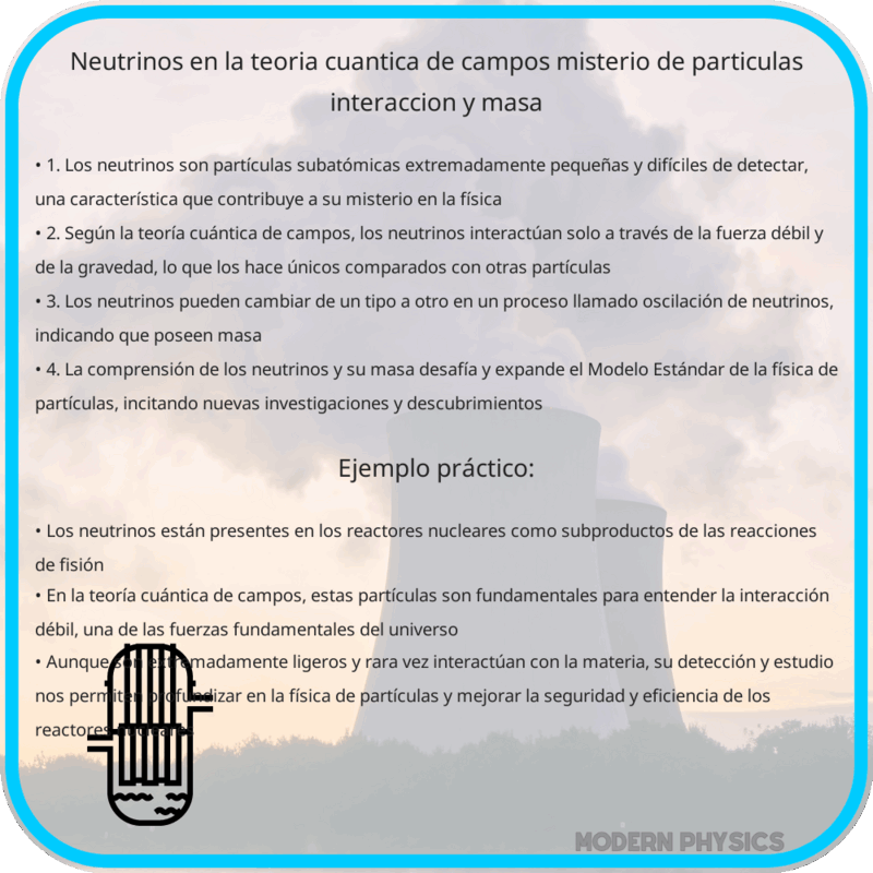 Neutrinos en la Teoría Cuántica de Campos: Misterio de Partículas, Interacción y Masa
