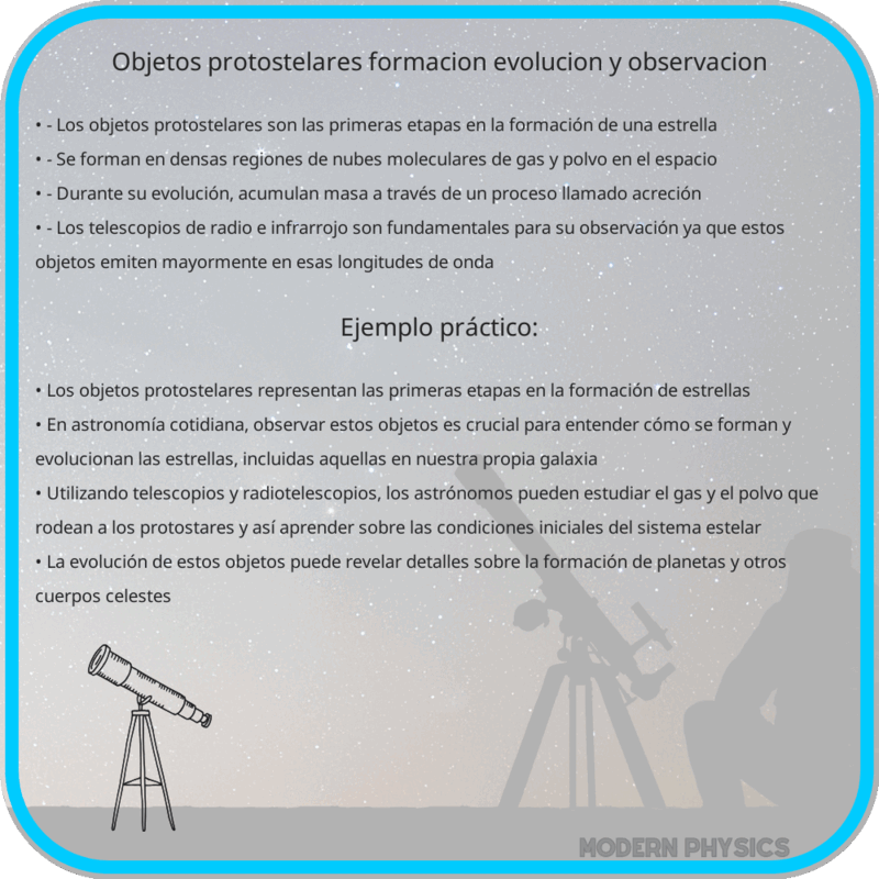 Objetos Protostelares | Formación, Evolución y Observación