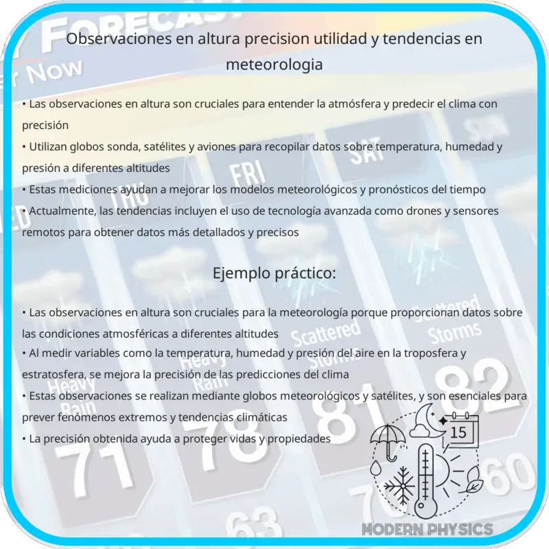 Observaciones en Altura | Precisión, Utilidad y Tendencias en Meteorología