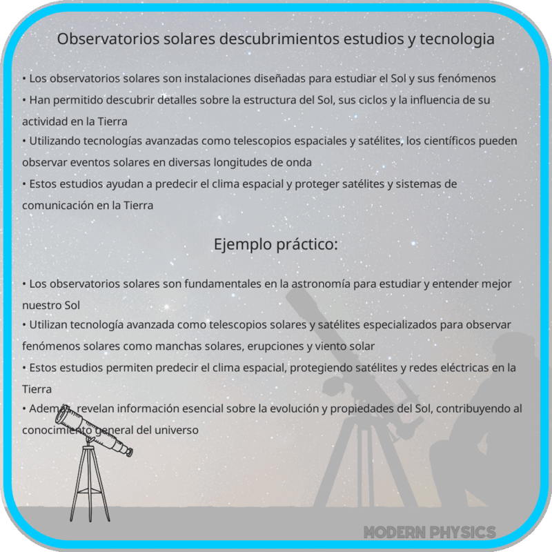 Observatorios Solares | Descubrimientos, Estudios y Tecnología