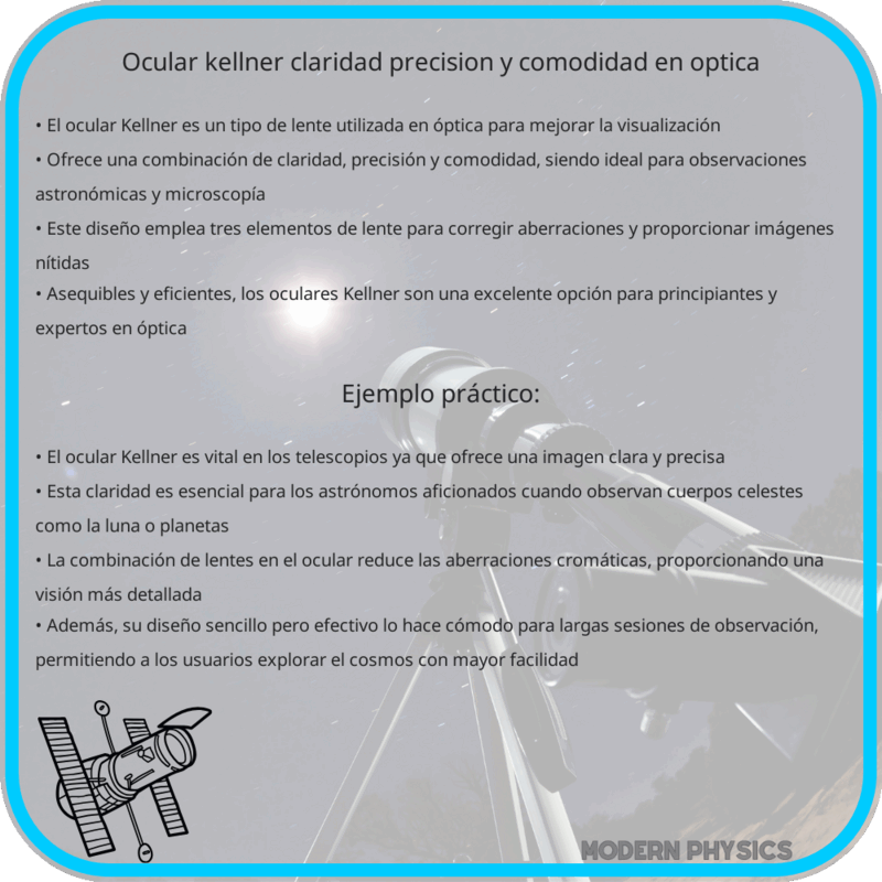 Ocular Kellner | Claridad, Precisión y Comodidad en Óptica