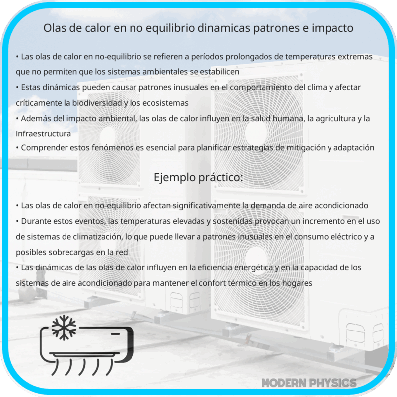 Olas de Calor en No-Equilibrio | Dinámicas, Patrones e Impacto