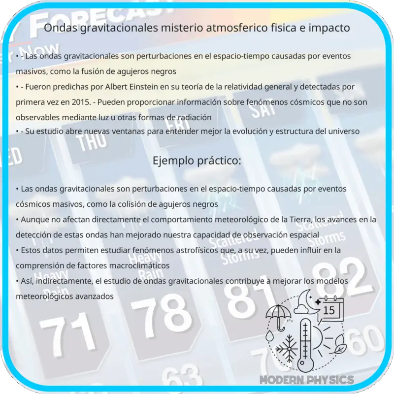 Ondas Gravitacionales | Misterio Atmosférico, Física e Impacto