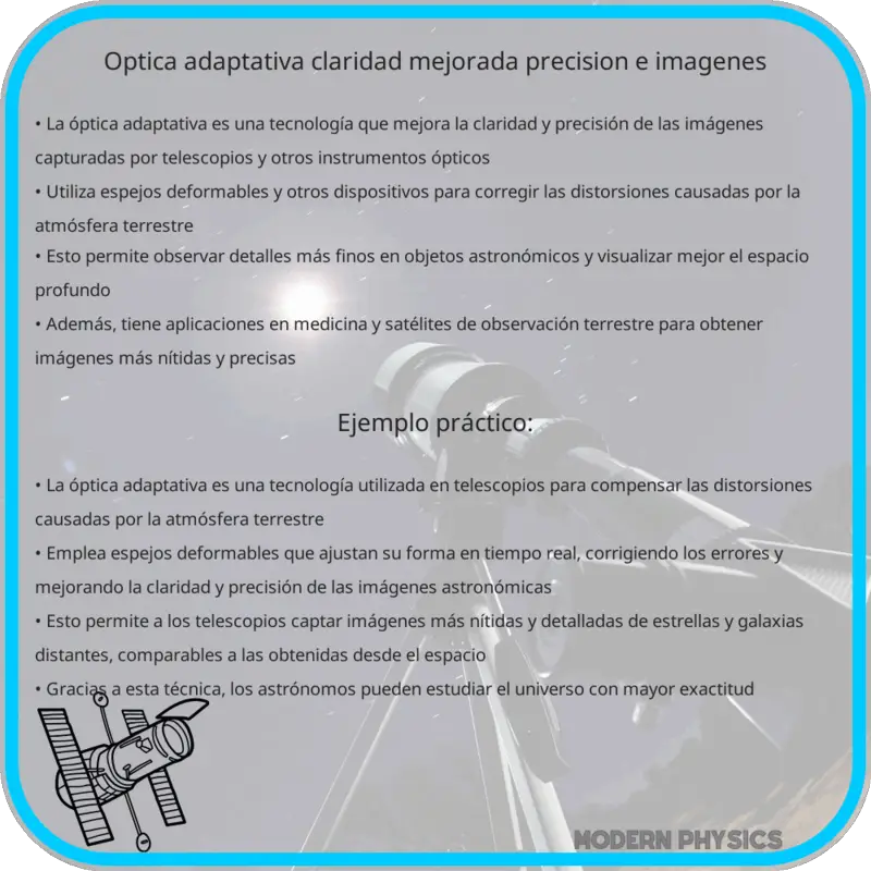 Óptica Adaptativa | Claridad Mejorada, Precisión e Imágenes