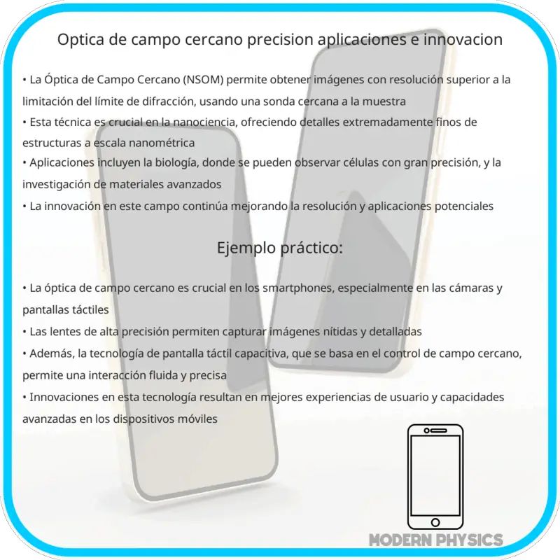 Óptica de Campo Cercano | Precisión, Aplicaciones e Innovación
