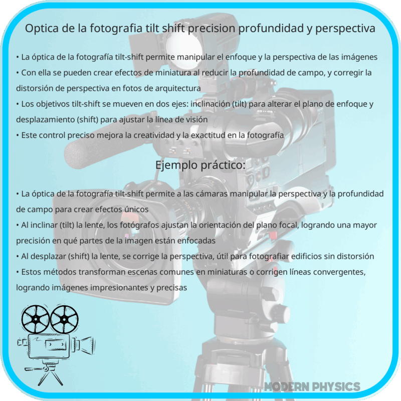 Óptica de la Fotografía Tilt-Shift | Precisión, Profundidad y Perspectiva