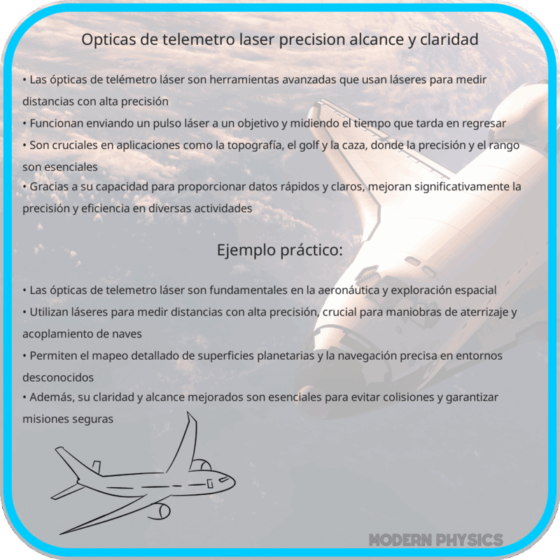 Ópticas de Telemetro Láser | Precisión, Alcance y Claridad
