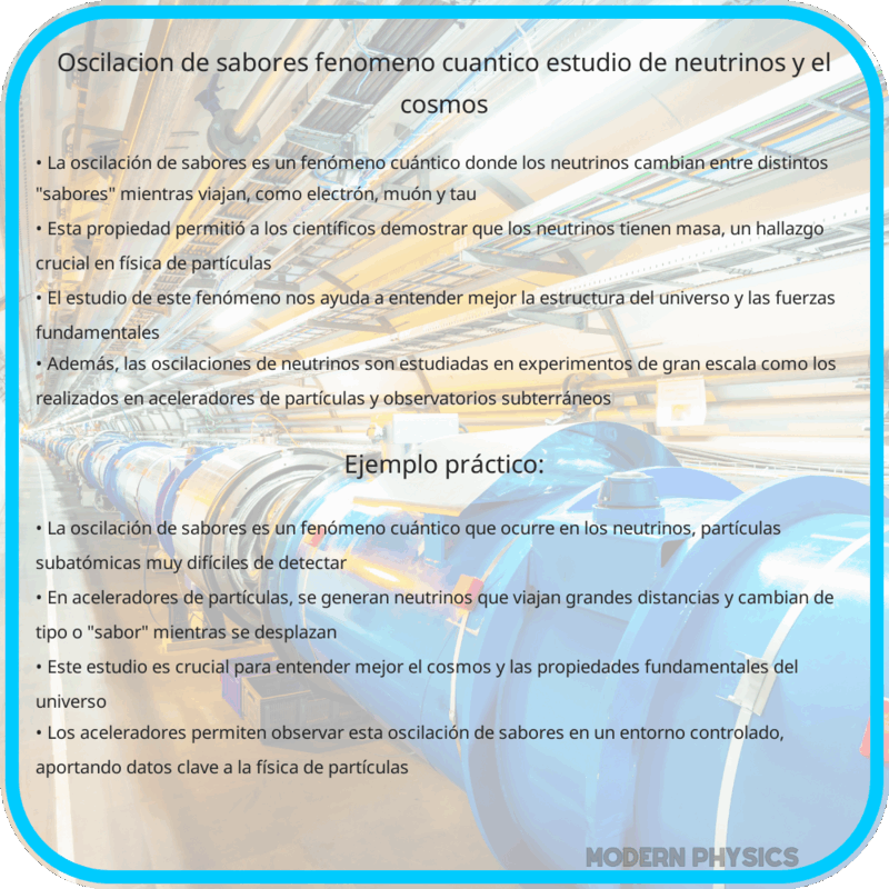 Oscilación de Sabores | Fenómeno Cuántico, Estudio de Neutrinos y el Cosmos