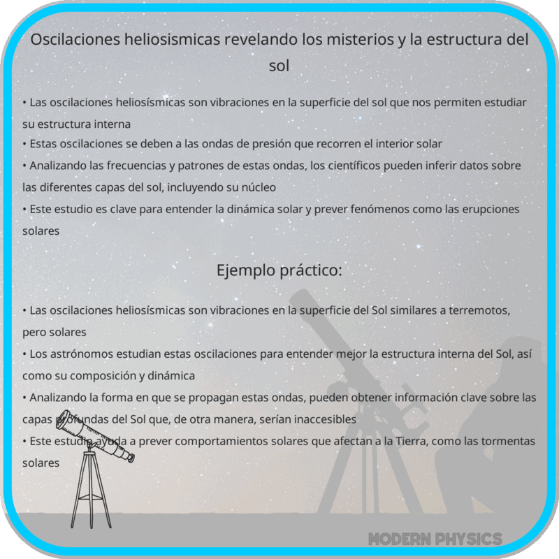 Oscilaciones Heliosísmicas | Revelando los Misterios y la Estructura del Sol
