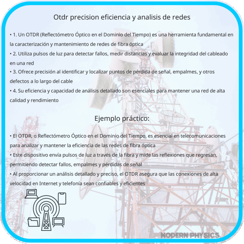 OTDR | Precisión, Eficiencia y Análisis de Redes