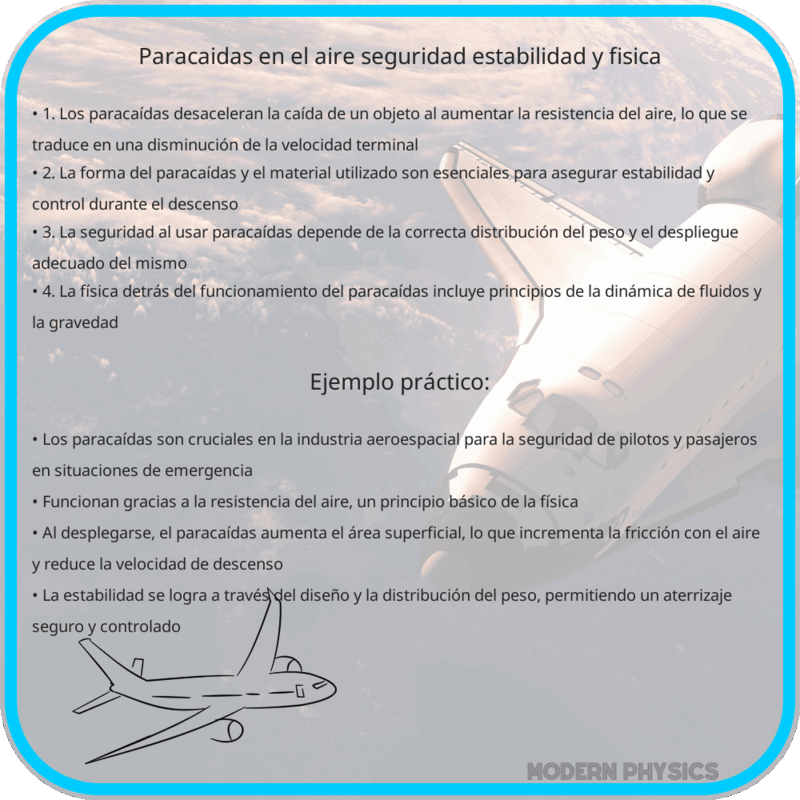 Paracaídas en el Aire | Seguridad, Estabilidad y Física