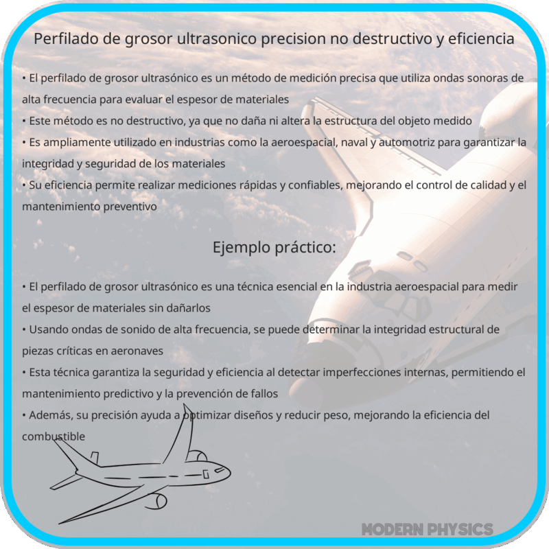 Perfilado de Grosor Ultrasónico: Precisión, No Destructivo y Eficiencia