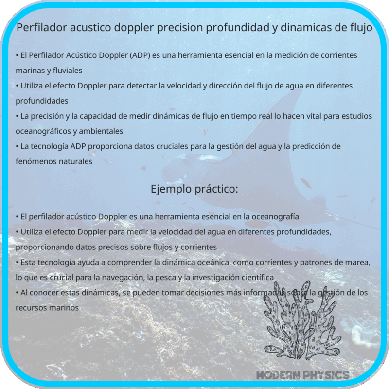 Perfilador Acústico Doppler | Precisión, Profundidad y Dinámicas de Flujo