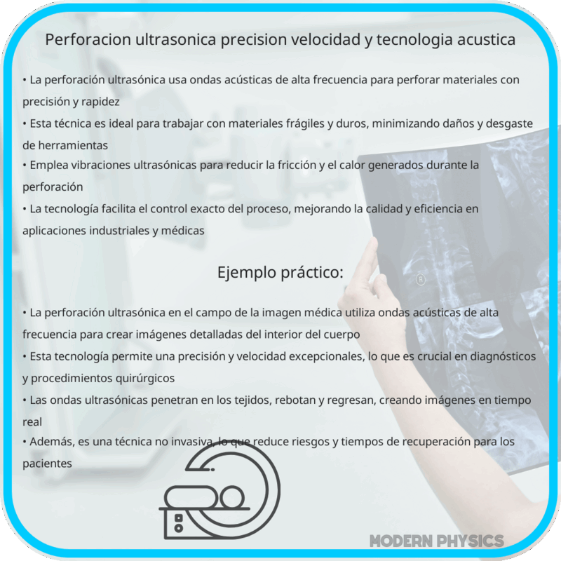 Perforación Ultrasónica | Precisión, Velocidad y Tecnología Acústica