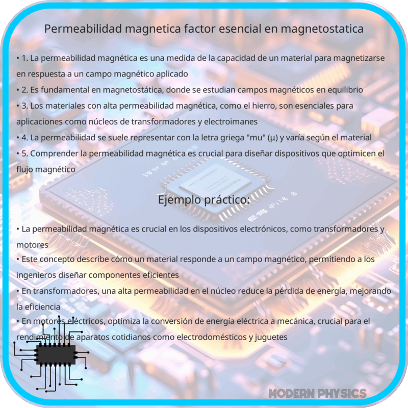 Permeabilidad Magnética | Factor Esencial en Magnetostática
