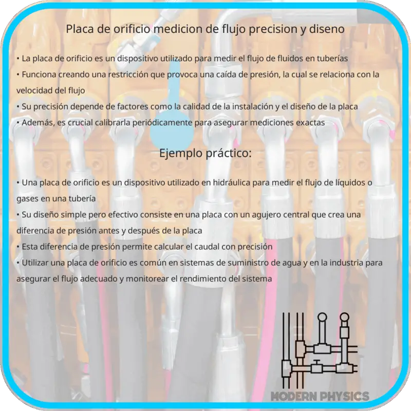 Placa de Orificio | Medición de Flujo, Precisión y Diseño